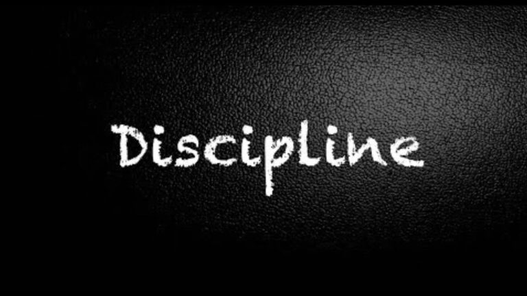 Discipline