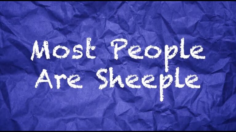 Most People Are Sheeple